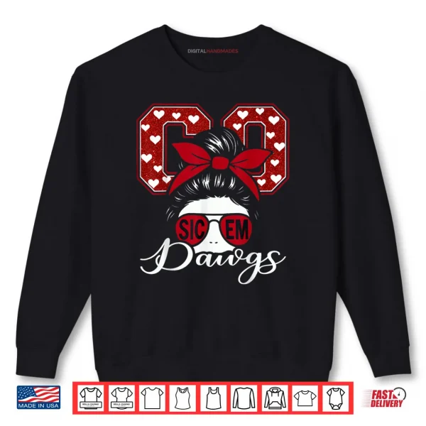 Sweatshirt Go Dawgs Funny Sic Em Retro Shirt