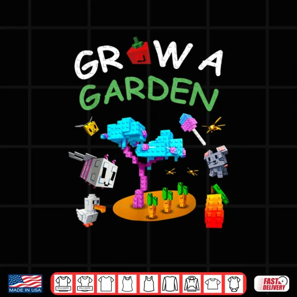 Design Grow A Garden Funny Candy Blossom Shirt