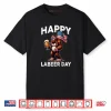 Happy Labeer Day Labor Day Sasquatch American Flag Patriotic Shirt