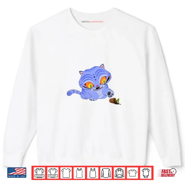 Sweatshirt Kpop Demon Hunters Derpy Playing with Plant Vase Shirt