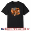Preppy Cheer Game Day Cheer Mom Cheerleader Go Cheer Orange Shirt