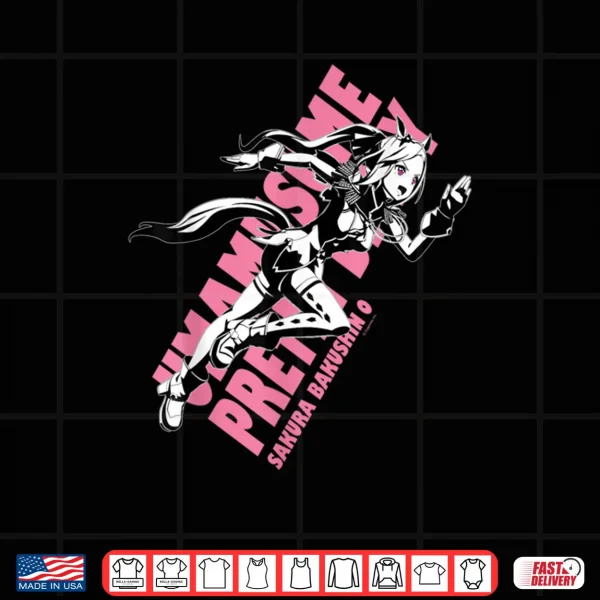 Design Umamusume Pretty Derby Sakura Bakushin O Shirt