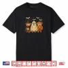 Three Halloween Pigs Cosplay Witch Boo Carved Pumpkin Shirt