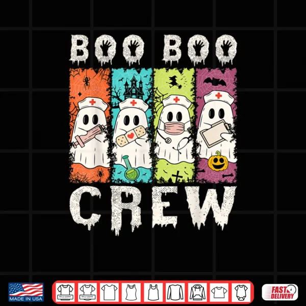 Design Boo Boo Crew Nurse Halloween Ghosts Shirt