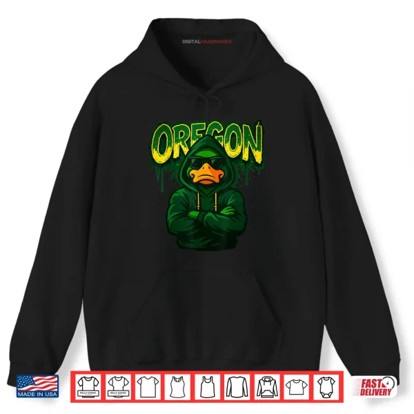 Hoodie Oregon Duck Retro Vintage Shirt