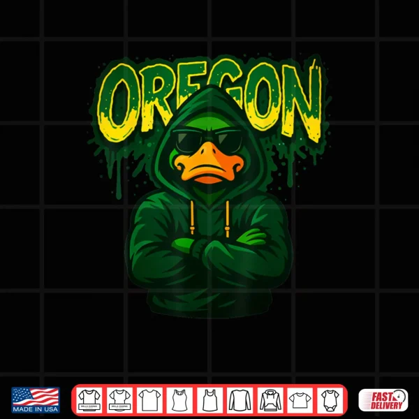 Design Oregon Duck Retro Vintage Shirt 1