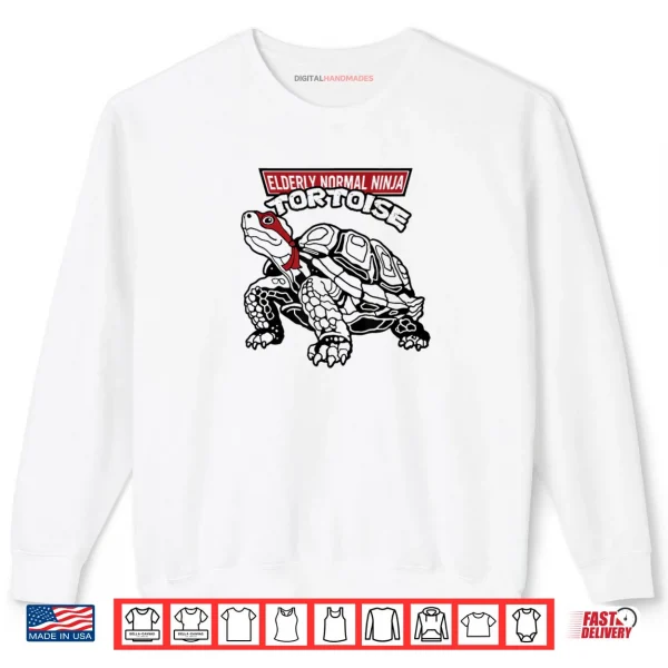 Sweatshirt Elderly Normal Ninja Tortoise Shirt