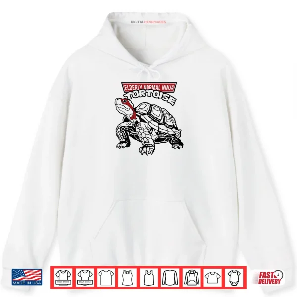 Hoodie Elderly Normal Ninja Tortoise Shirt