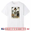 Mystic Skeleton The Cat Lady With Coffee Tarot Card Vibes Shirt