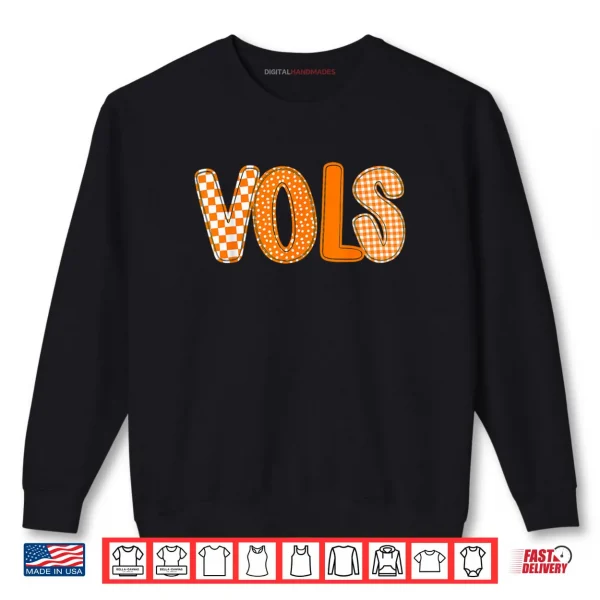 Black Sweatshirt 90s Vols Vintage Classic Shirt