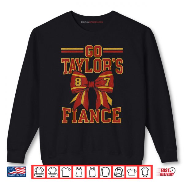 Sweatshirt Go Taylors Fiance Coquette Bow Shirt