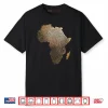 African Roots Art for Men Women Afrocentric African Map Shirt