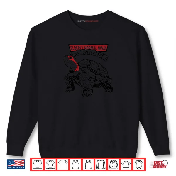 Sweatshirt Elderly Normal Ninja Tortoise Shirt