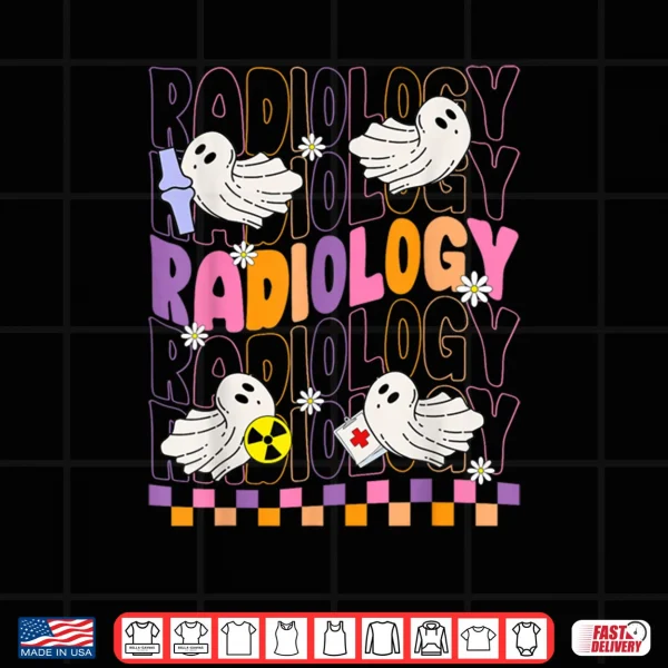 Design Halloween Radiology Fall Autumn Tech X ray Technologist Shirt