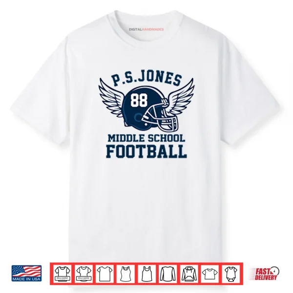 Jack O’Neal Tribute Wear P.S. Jones Middle School Football Shirt