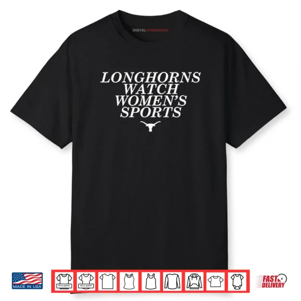 Longhorns Watch Women’s Sports Shirt