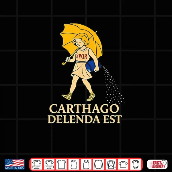 Design Carthago Delenda EST SPQR Shirt