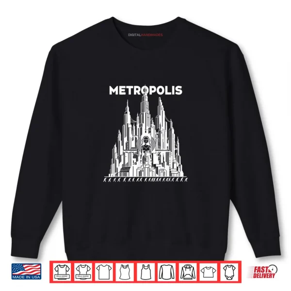 Sweatshirt Fritz Langs Metropolis Silent Sci Fi Classic Shirt