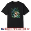 Girls Palomino Horse with Abstract Turquoise Flowers Shirt