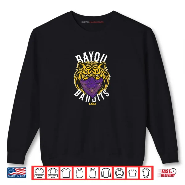 Sweatshirt LSU Football Bayou Bandits LSU Tigers Shirt
