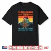 Sloth Hiking Team Gag Hiking Shirt