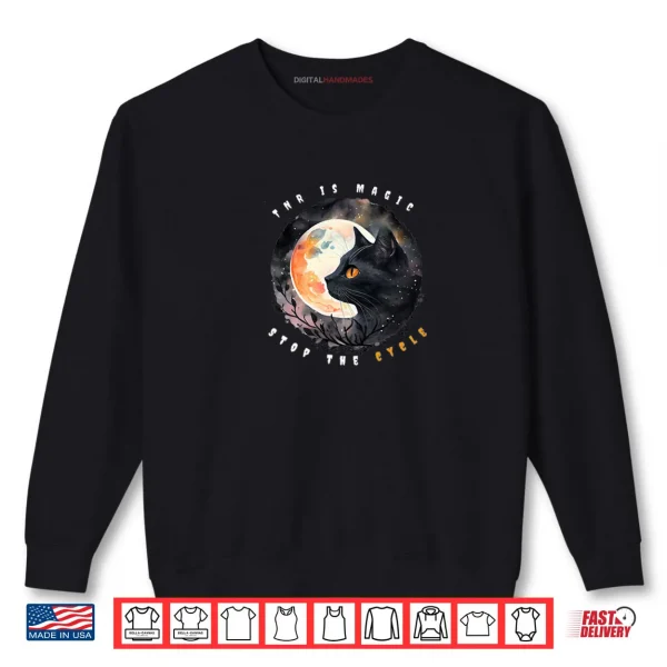 Sweatshirt TNR is Magic Trap Neuter Return Halloween Rescue Shirt