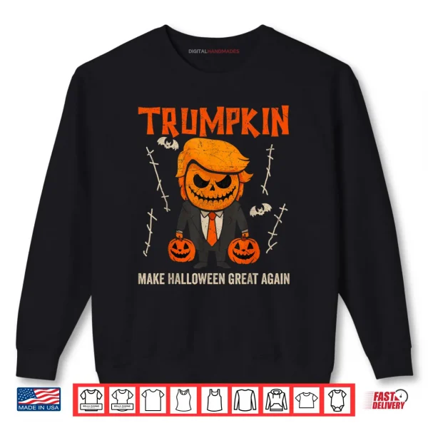 Sweatshirt Trumpkin Make Halloween Great Again Shirt