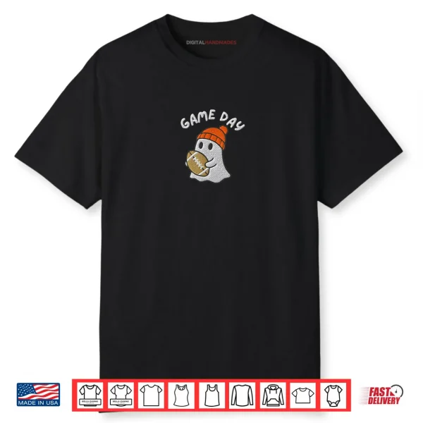 Football Game Day Ghost Halloween Shirt