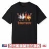 Tonight We Fly Funny Witch Chicken Halloween Shirt