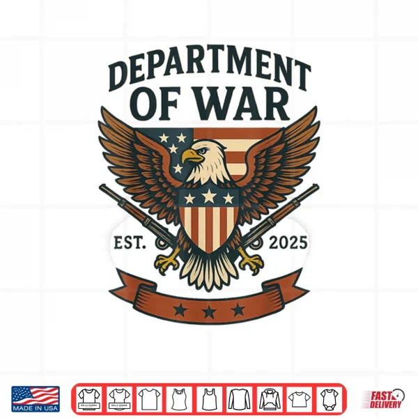 Design Department of War Established 2025 DOW Shirt