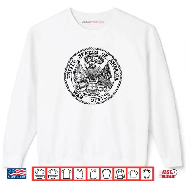 Sweatshirt United States of America War Office War Department Shirt