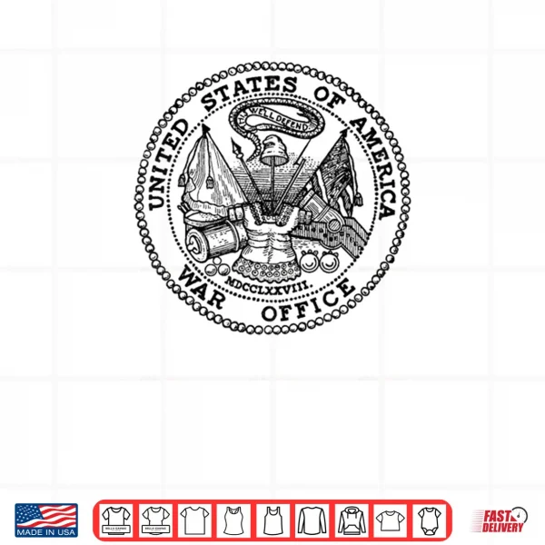 Design United States of America War Office War Department Shirt