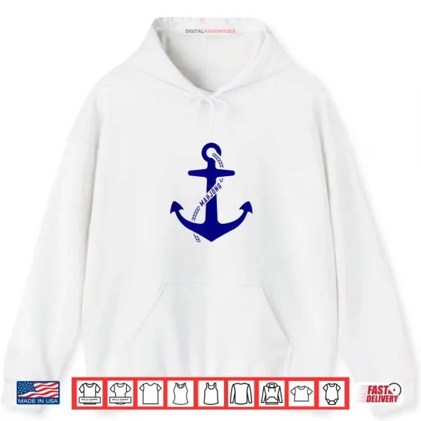 Hoodie Mahjong with Anchor Cable Shirt