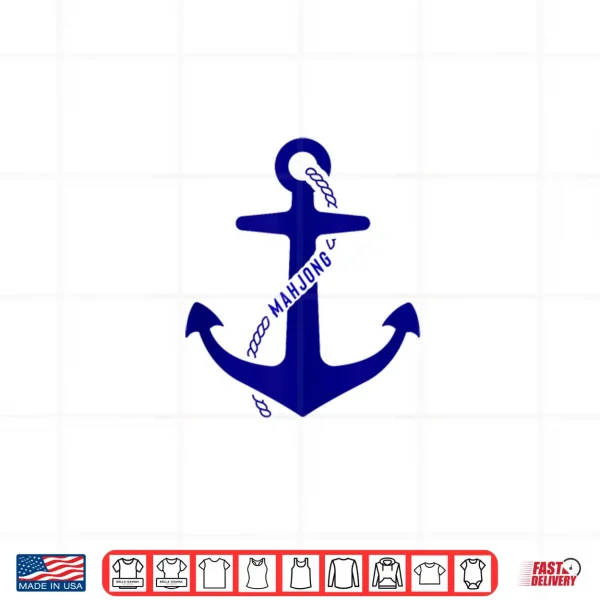 Design Mahjong with Anchor Cable Shirt