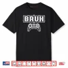 Skeleton Gamer Bruh Video Gaming Halloween Shirt