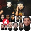 Realistic 3D Celebrity Face Masks for Halloween