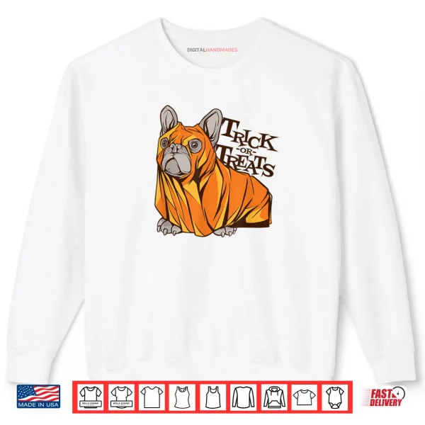 Sweatshirt French Bulldog Costume Mask Shirt