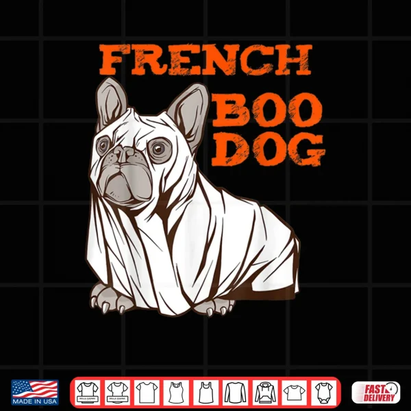 Design French Bulldog Halloween Costume Boo Dog Shirt