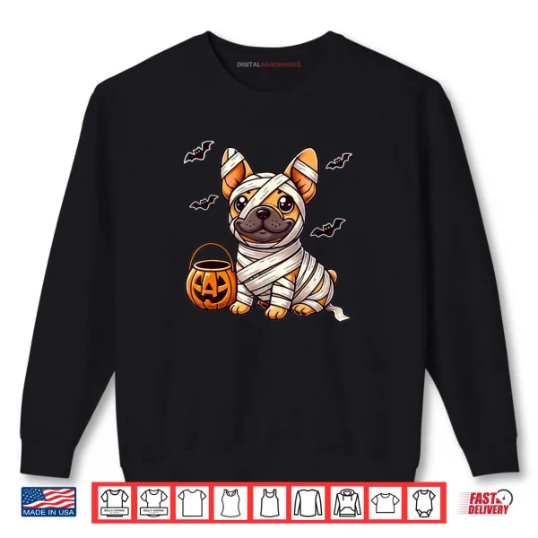 Sweatshirt French Bulldog Halloween Mummy Cute French Bulldog Shirt