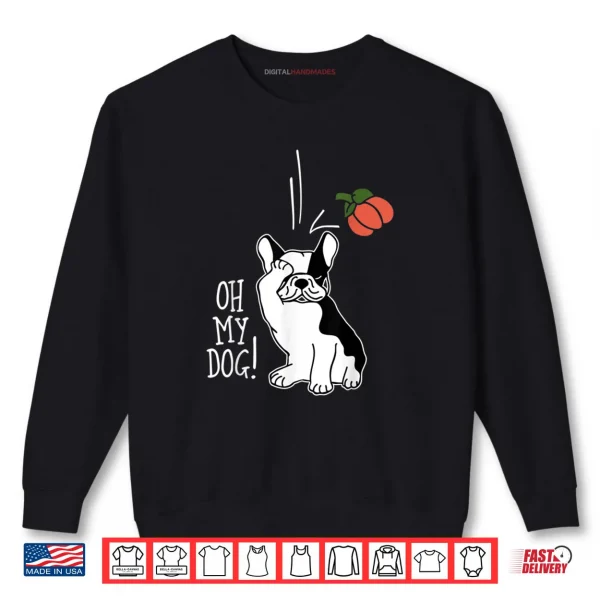 Sweatshirt French Bulldog Halloween Pumpkin Costume Shirt