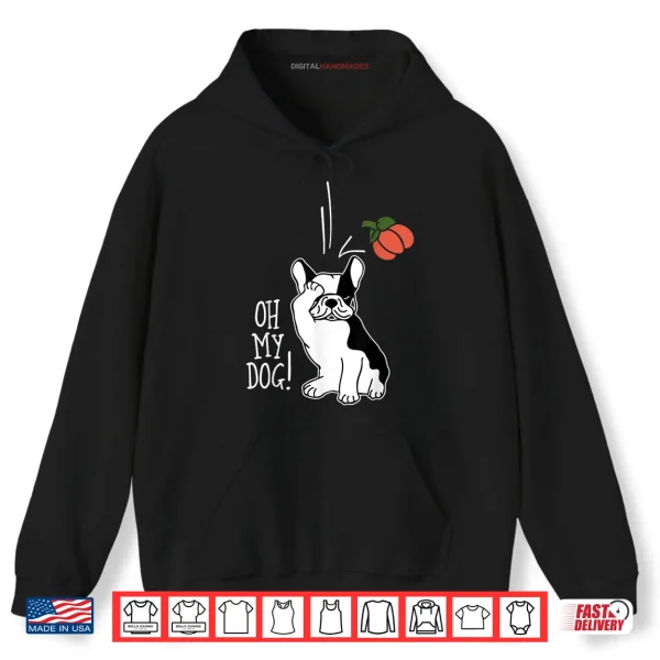 Hoodie French Bulldog Halloween Pumpkin Costume Shirt
