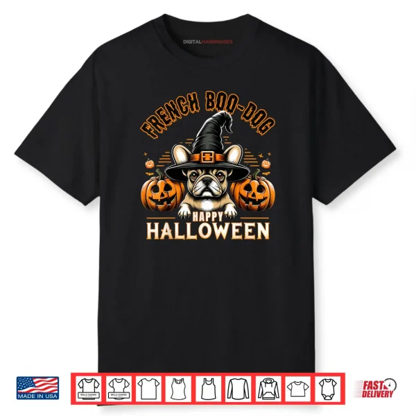 French Bulldog Happy Halloween cute Boodog Halloween Bulldog Shirt