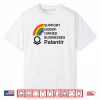 Support Queer Owned Businesses Palantir Rainbow Flag Shirt