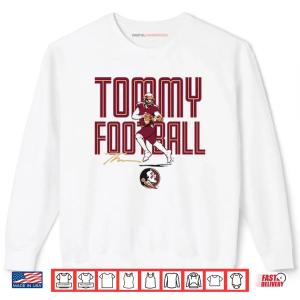 Sweatshirt Florida State Seminoles Tommy Castellanos Tommy Football Shirt