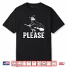 Witch Riding a Broom Graphic Halloween Dark Humor Shirt
