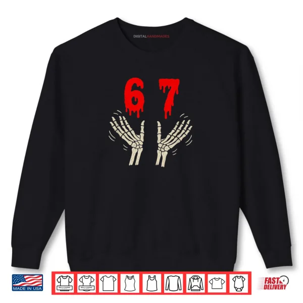 Sweatshirt Six Seven Halloween Shirt