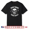 Thick Thighs Crush Skulls Skeleton Gym Halloween Shirt