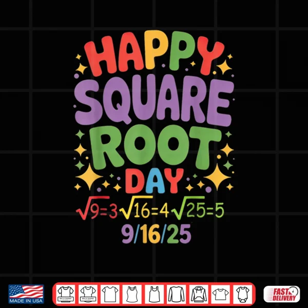 Design Happy Square Root Day Number Shirt