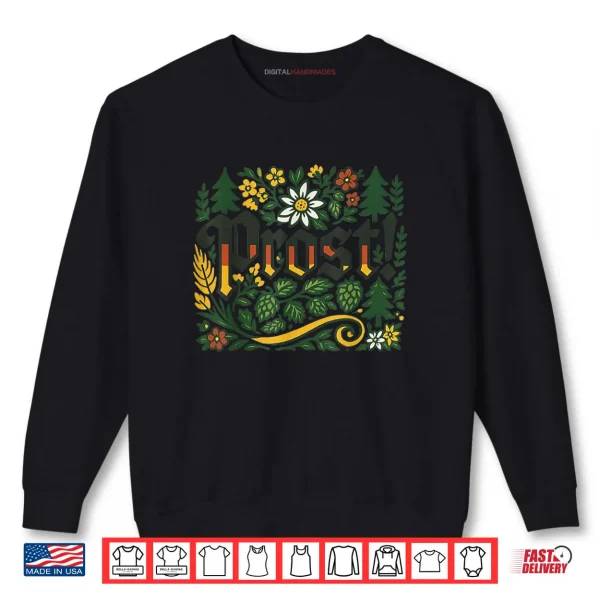 Sweatshirt Oktoberfest Drinking Vintage German Prost Shirt