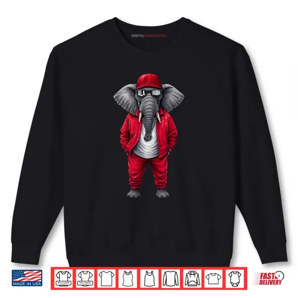 Sweatshirt Vintage State of Alabama Elephant Lovers Shirt